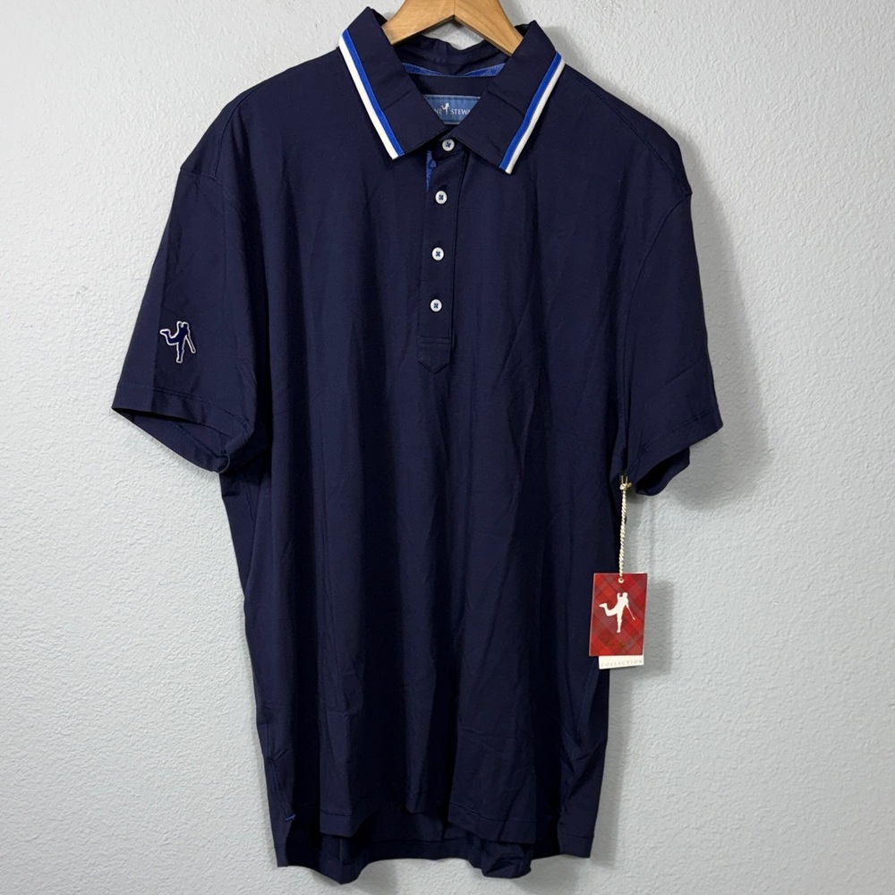 NWT PAYNE STEWART‎ COLLECTION TAPED COLLAR POLO